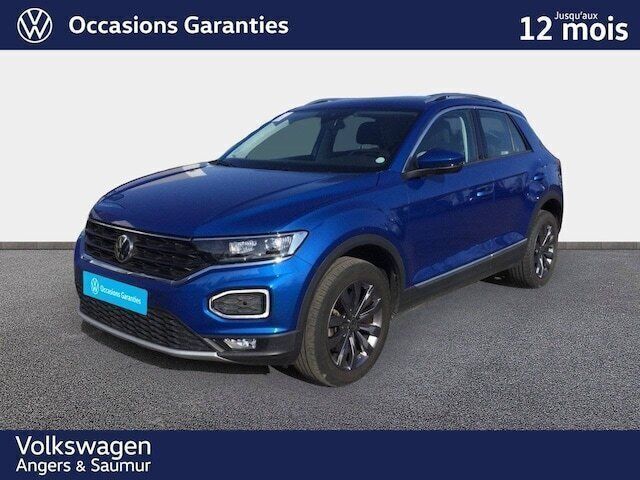 Bleu Utilisé 2021 VW T-Roc SUV | 24 983 € (Bon prix) - Image 1/4