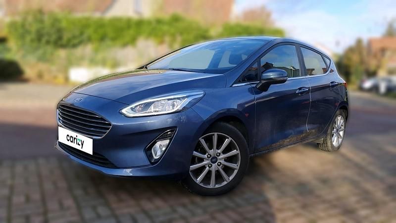 Bleu Occasion 2019 Ford Fiesta Titanium Berline | 8 543 € (Super prix) - Image 1/4