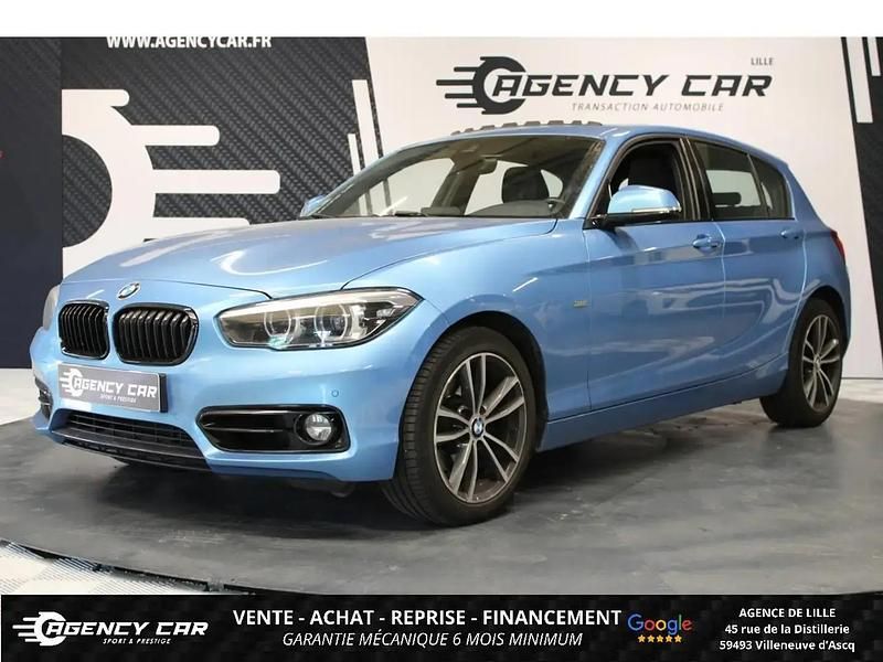 Bleu Occasion 2017 BMW 120 Sport Line Citadine | 17 480 € (Super prix) - Image 1/4