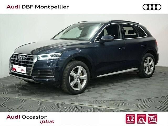 Bleu lunaire métallisé Occasion 2019 Audi Q5 Sport SUV | 30 880 € (Prix juste) - Image 1/4