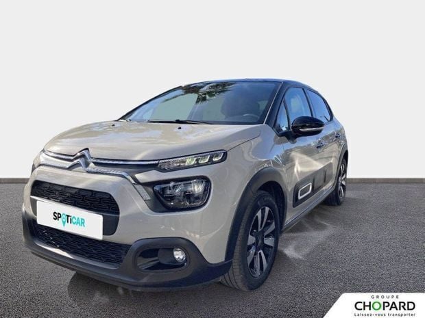 Beige Utilisé 2023 Citroën C3 Shine Citadine | 12 391 € (Prix juste) - Image 1/4