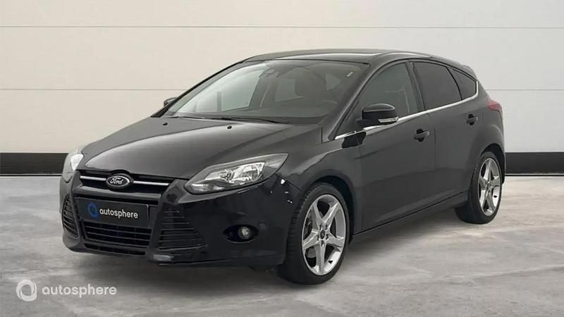 Noir Occasion 2012 Ford Focus Titanium Berline | 9 999 € - Image 1/4