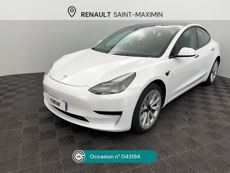 Blanc Utilisé 2022 Tesla Model 3 Standard Range Berline | 26 990 € (Bon prix) - Image 1/4