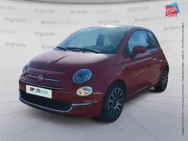 Gris Utilisé 2020 Fiat 500 Lounge Berline | 10 999 € (Prix juste) - Image 1/4