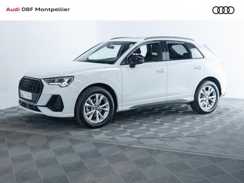 Blanc glacier métallisé Utilisé 2024 Audi Q3 S-Line SUV | 41 890 € (Prix juste) - Image 1/4