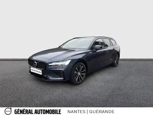 723 bleu denim metallise Occasion 2024 Volvo V60 Break | 48 900 € (Prix cher) - Image 1/4