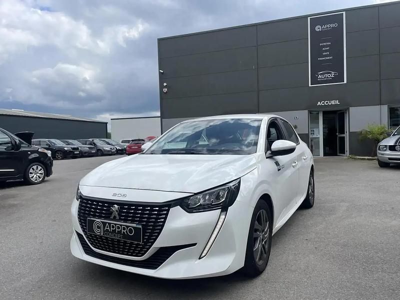 Blanc Utilisé 2021 Peugeot 208 Business-Line Citadine | 12 690 € (Prix juste) - Image 1/4