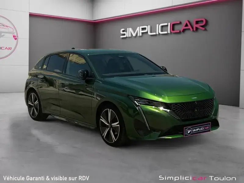 Vert Utilisé 2021 Peugeot 308 GT | 18 980 € (Prix assez cher) - Image 1/4