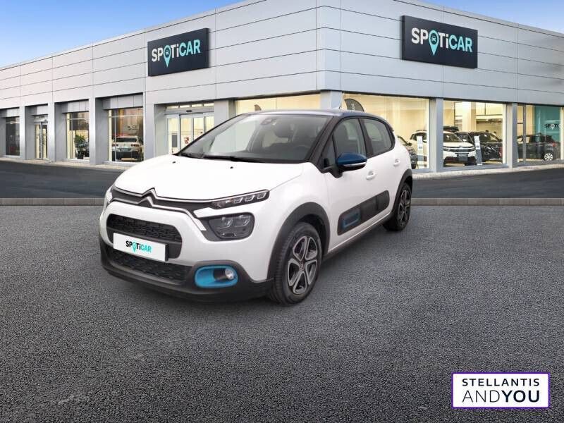 Blanc Occasion 2021 Citroën C3 Feel Citadine | 10 789 € (Prix juste) - Image 1/4
