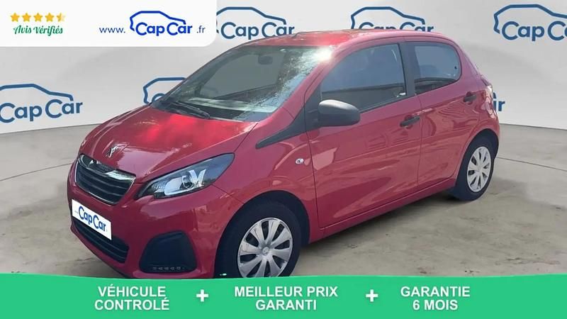 Rouge Utilisé 2020 Peugeot 108 Citadine | 8 790 € (Bon prix) - Image 1/4