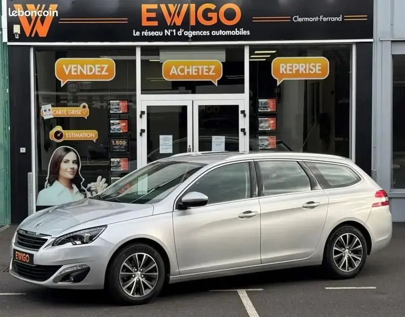 Gris Utilisé 2015 Peugeot 308 Allure Break | 5 990 € (Prix juste) - Image 1/4
