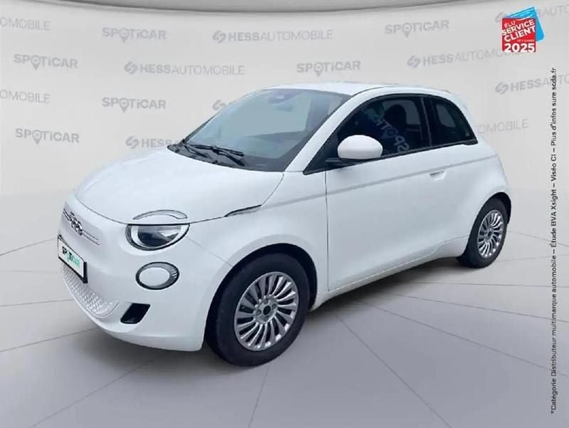Blanc Utilisé 2022 Fiat 500e Action Berline | 12 999 € (Bon prix) - Image 1/4