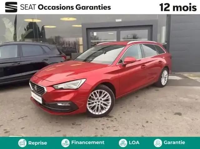 Rouge désir métal Occasion 2023 Seat Leon ST XCELLENCE Break | 22 980 € - Image 1/4
