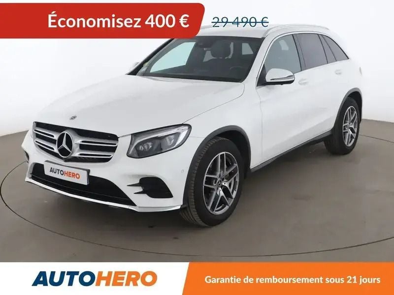Blanc Utilisé 2018 Mercedes GLC220 Sportline SUV | 28 390 € (Bon prix) - Image 1/2