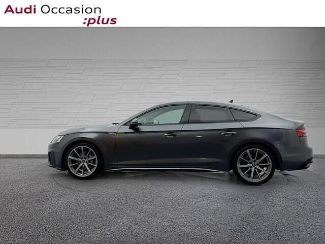 Gris daytona nacré Utilisé 2022 Audi A5 Sportback S-Line | 33 965 € (Bon prix) - Image 1/3