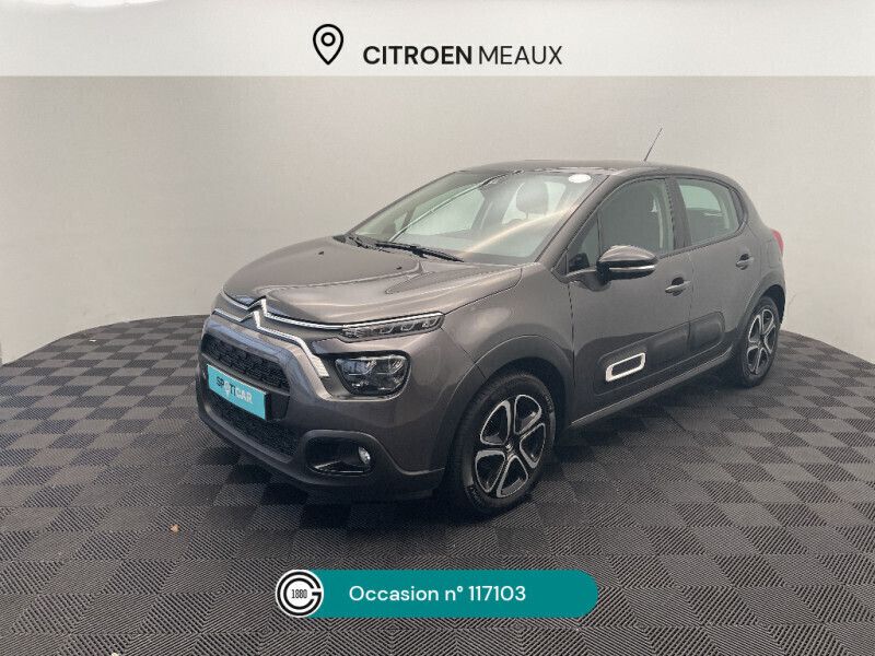Gris Utilisé 2023 Citroën C3 PureTech Citadine | 11 480 € (Super prix) - Image 1/4