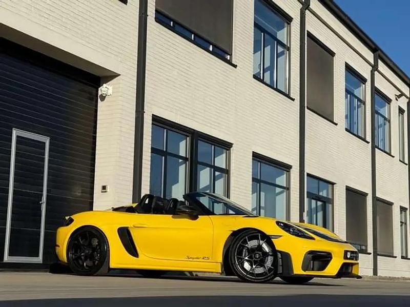 Occasion Porsche 718 Spyder 500 ch (367 kW) 2024 Jaune Cabriolet