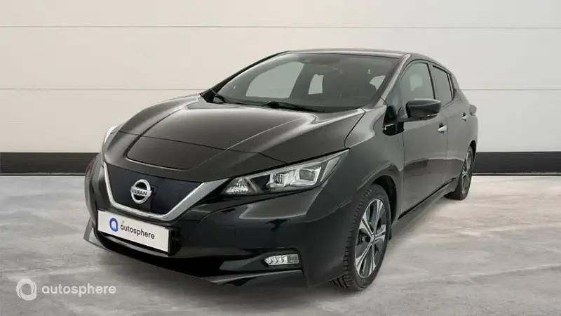Noir Utilisé 2021 Nissan Leaf Tekna Citadine | 13 499 € (Bon prix) - Image 1/4