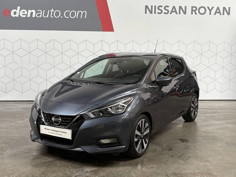 Gris Occasion 2020 Nissan Micra Tekna Citadine | 14 990 € (Prix assez cher) - Image 1/4