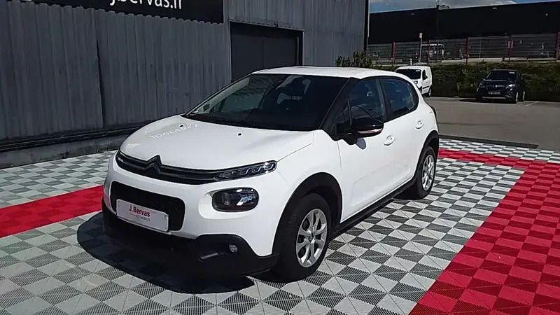 Blanc Utilisé 2019 Citroën C3 Feel Citadine | 12 890 € (Prix cher) - Image 1/4