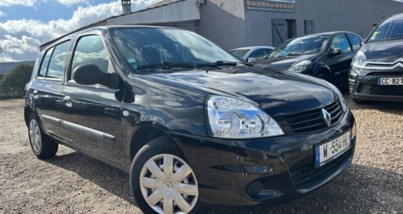 Noir Utilisé 2010 Renault Clio II Campus Citadine | 4 999 € (Prix juste) - Image 1/4