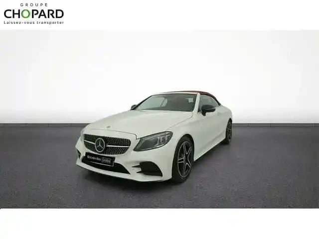 Blanc Utilisé 2022 Mercedes C220 Cabriolet | 42 990 € (Prix juste) - Image 1/4