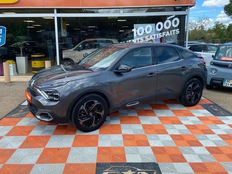 Gris Utilisé 2021 Citroën C4 PureTech Berline | 14 890 € (Prix juste) - Image 1/4