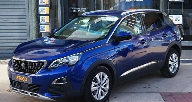 Bleu Utilisé 2017 Peugeot 3008 Allure Monospace | 12 290 € (Bon prix) - Image 1/4