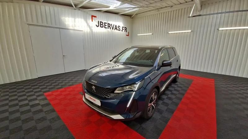 Bleu Utilisé 2021 Peugeot 5008 GT Monospace | 23 490 € (Prix juste) - Image 1/4