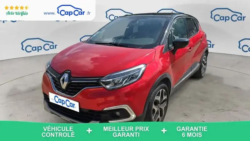 Rouge Utilisé 2018 Renault Captur Intens SUV | 10 390 € (Super prix) - Image 1/4