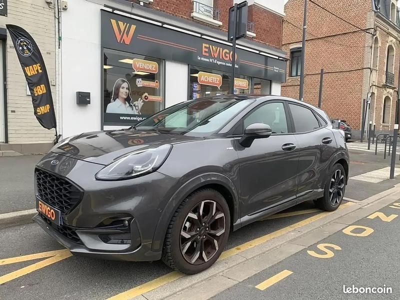 Gris Utilisé 2021 Ford Puma ST-Line SUV | 17 490 € (Prix juste) - Image 1/4