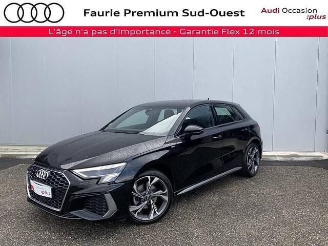 Noir mythe métallisé Utilisé 2023 Audi A3 S-Line | 27 990 € (Prix juste) - Image 1/4