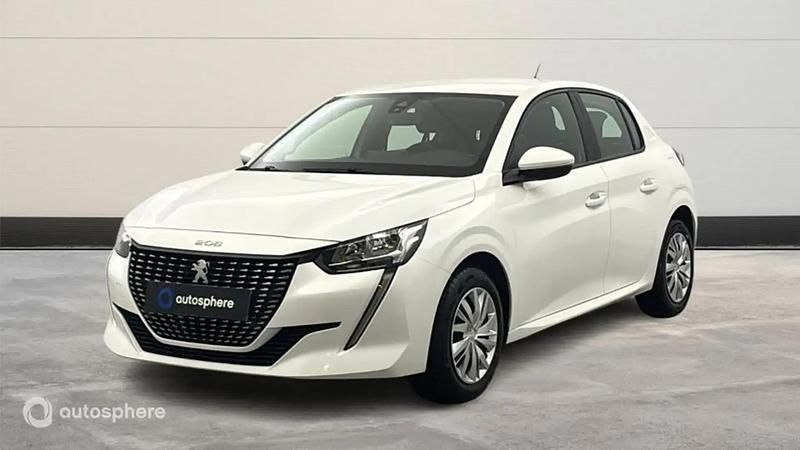 Blanc Occasion 2021 Peugeot 208 Active Citadine | 12 999 € (Prix juste) - Image 1/4