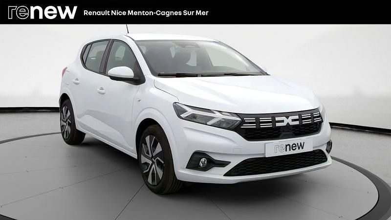 Blanc Utilisé 2024 Dacia Sandero Expression Citadine | 14 199 € (Bon prix) - Image 1/3