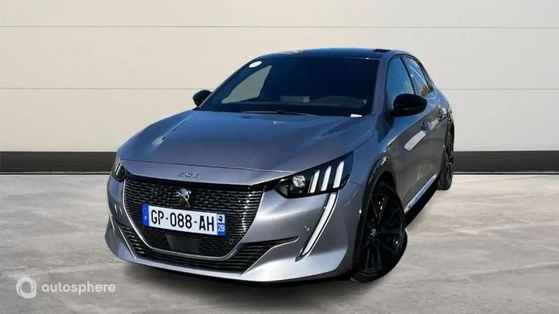 Gris Utilisé 2023 Peugeot 208 GT Citadine | 18 099 € (Prix juste) - Image 1/4