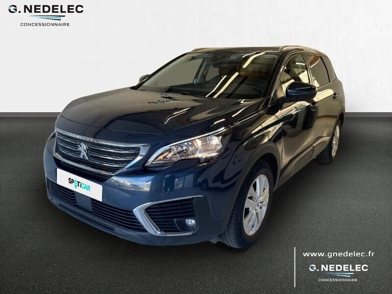 Bleue Utilisé 2018 Peugeot 5008 Active Monospace | 21 990 € (Prix cher) - Image 1/4