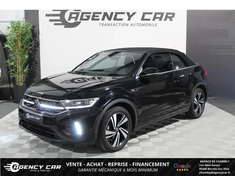 Noir Utilisé 2022 VW T-Roc Cabriolet R-line Cabriolet | 28 999 € (Prix cher) - Image 1/4