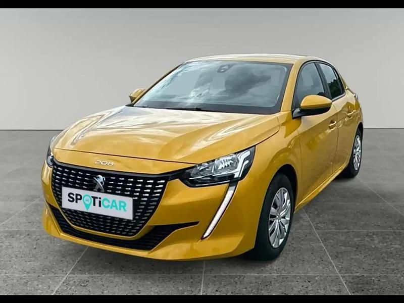 Jaune Utilisé 2021 Peugeot 208 Active Citadine | 9 990 € (Prix juste) - Image 1/4
