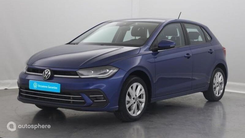 Bleu Utilisé 2022 VW Polo Style Berline | 21 999 € (Prix juste) - Image 1/4