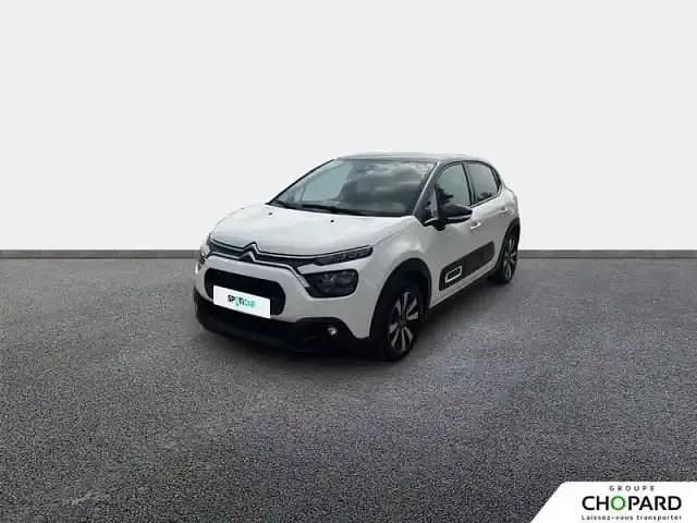 Blanc Occasion 2023 Citroën C3 Shine Citadine | 11 489 € (Prix juste) - Image 1/4