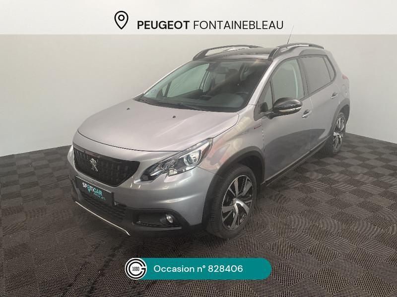 Gris Utilisé 2018 Peugeot 2008 GT-line SUV | 10 880 € (Super prix) - Image 1/4