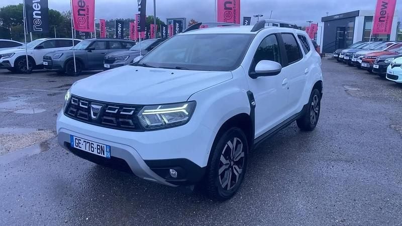 Blanc Utilisé 2022 Dacia Duster Prestige SUV | 16 499 € (Prix juste) - Image 1/4