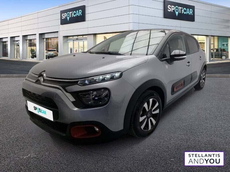 Gris Utilisé 2022 Citroën C3 PureTech Citadine | 11 490 € (Prix juste) - Image 1/4
