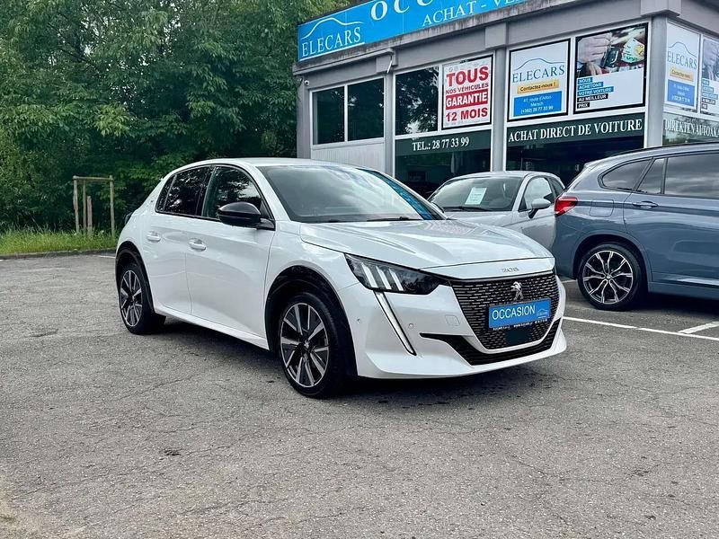 Blanc Utilisé 2021 Peugeot 208 GT Citadine | 16 900 € (Prix juste) - Image 1/4