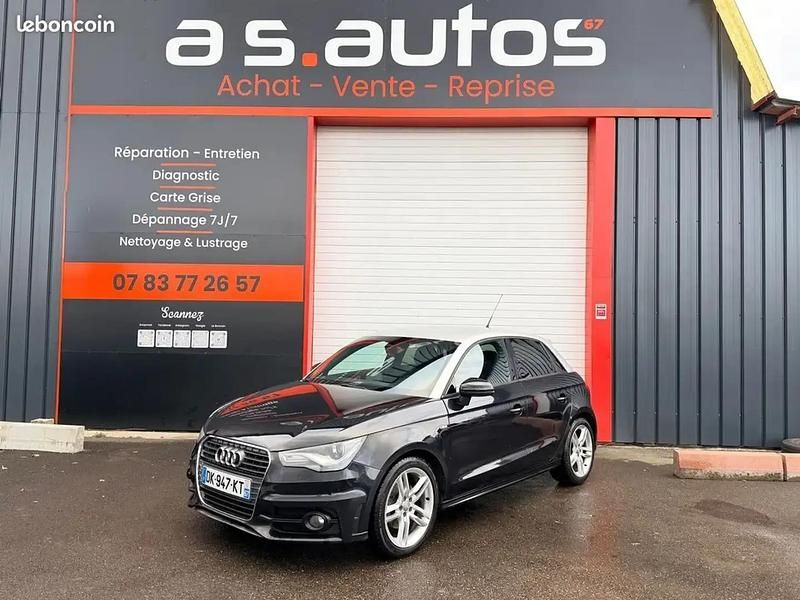 Noir Occasion 2012 Audi A1 S-Line Citadine | 7 590 € (Prix assez cher) - Image 1/4
