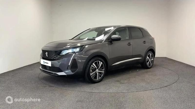 Gris Occasion 2021 Peugeot 3008 Allure SUV | 17 499 € (Super prix) - Image 1/4