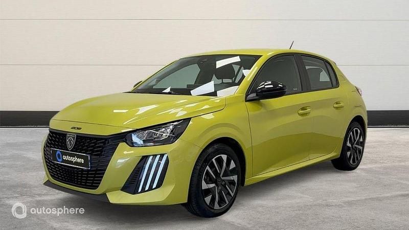 Jaune Nouvelle 2024 Peugeot 208 Active Citadine | 15 999 € (Bon prix) - Image 1/4