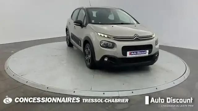 Gris Utilisé 2020 Citroën C3 PureTech Berline | 9 232 € - Image 1/4