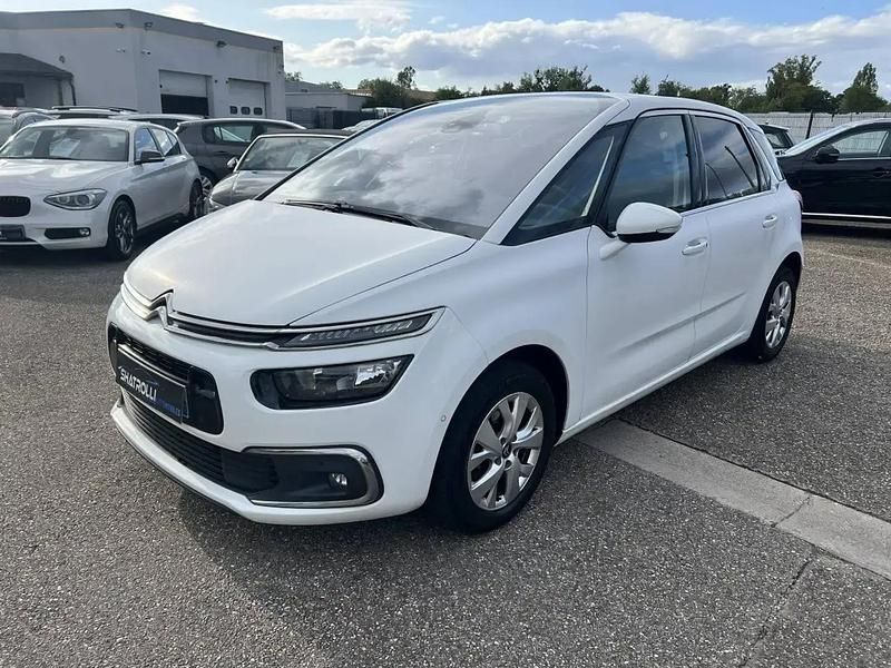 Blanc Utilisé 2017 Citroën C4 Feel Monospace | 9 990 € (Prix cher) - Image 1/4