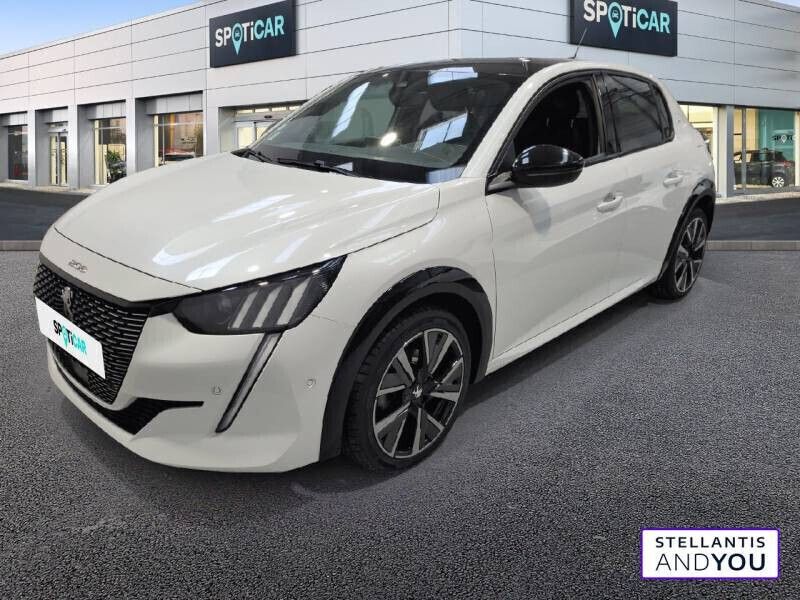 Blanc Utilisé 2021 Peugeot 208 GT Citadine | 12 790 € (Prix juste) - Image 1/4
